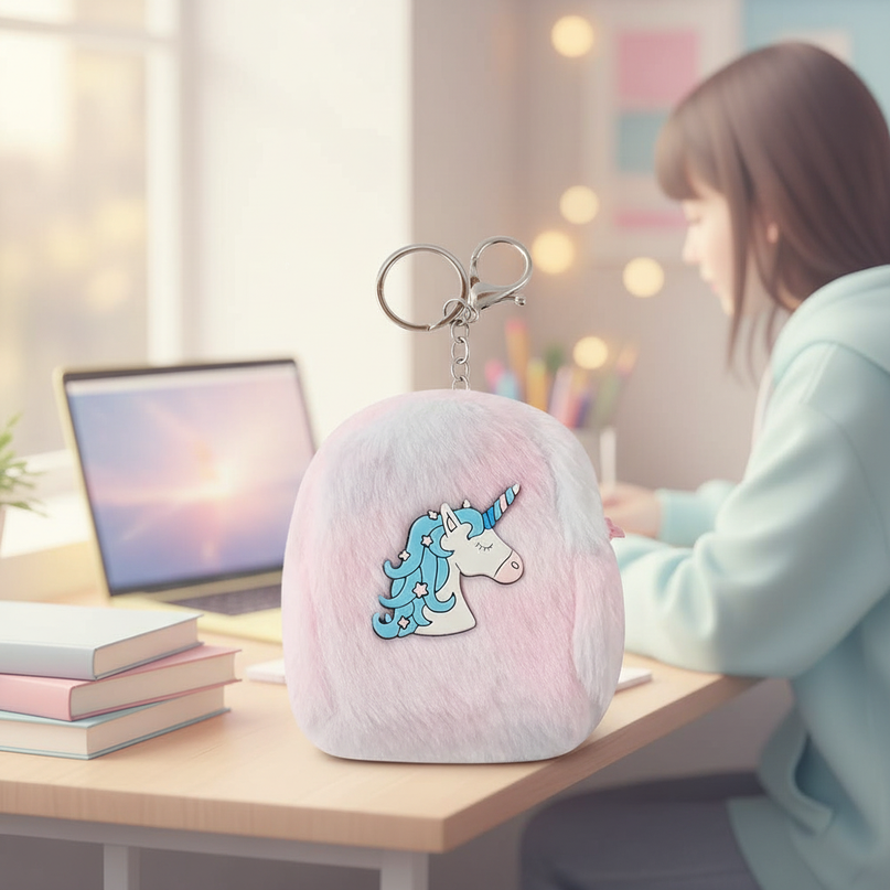 unicorn mini backpack purse - lifestyle