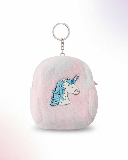 unicorn mini backpack purse - white-bg
