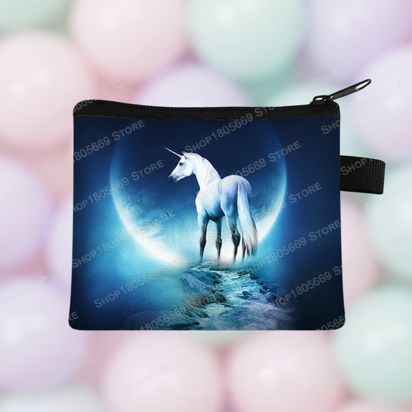 unicorn mini purse - detail