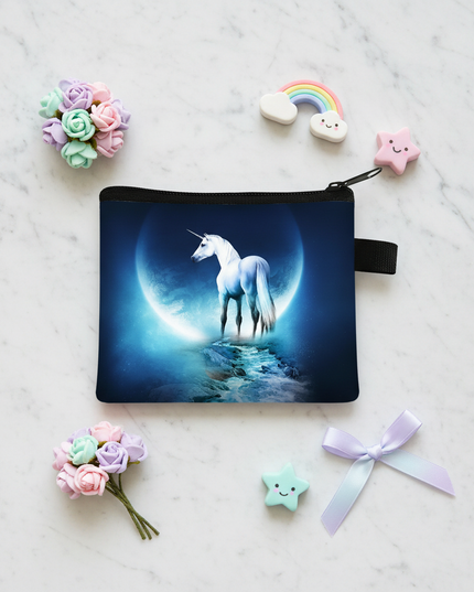 unicorn mini purse - flat-lay