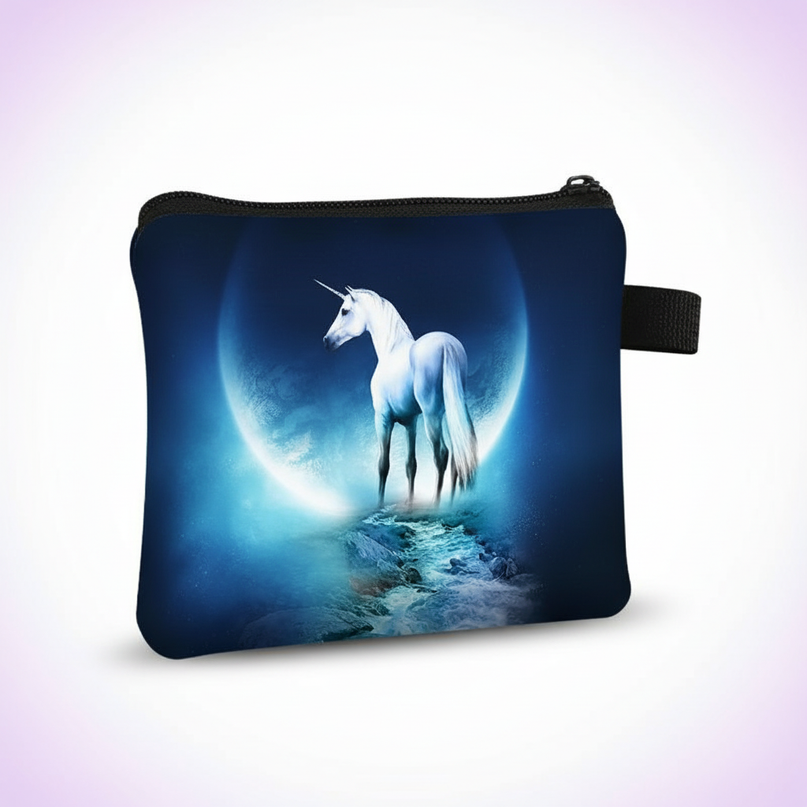 unicorn mini purse - white-bg