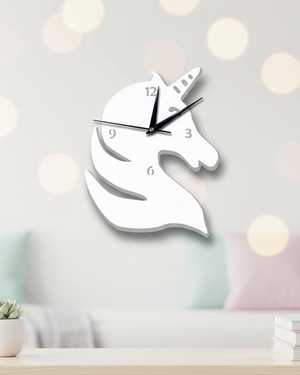 unicorn mirror clock - lifestyle