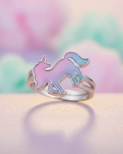 mood ring unicorn - detail