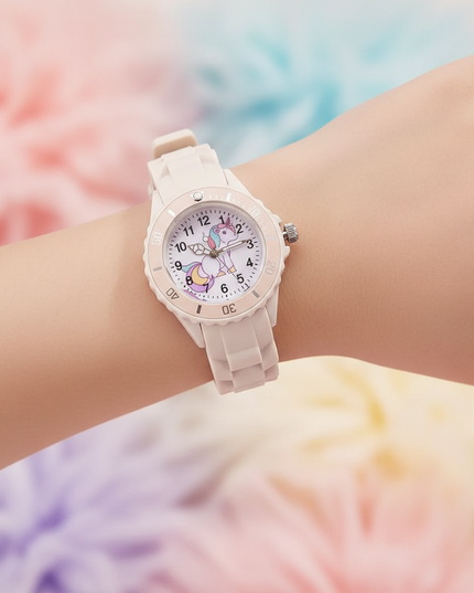 unicorn moon watch - in-use