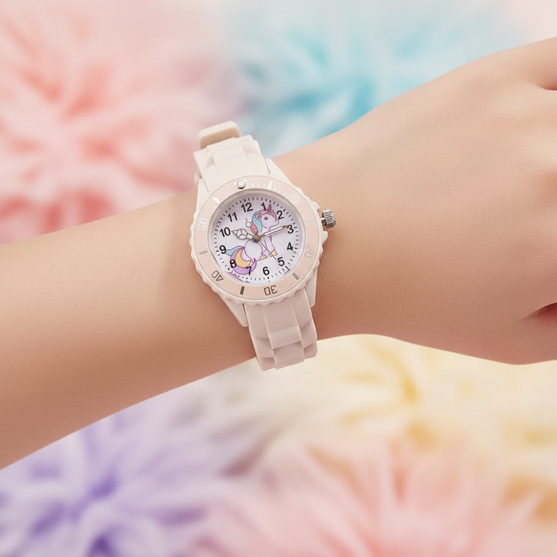 unicorn moon watch - in-use