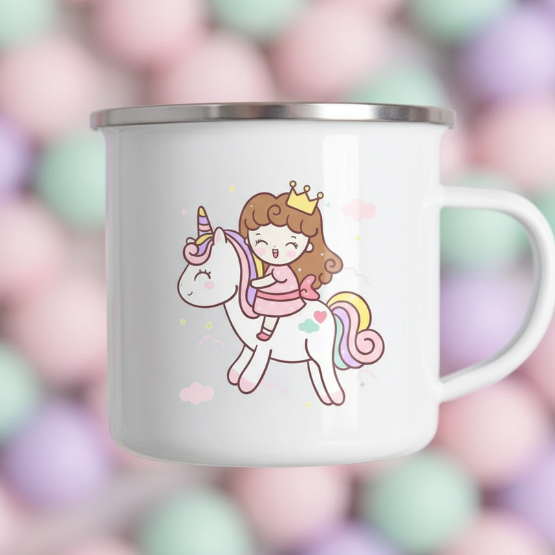 unicorn mug for toddlers - detail