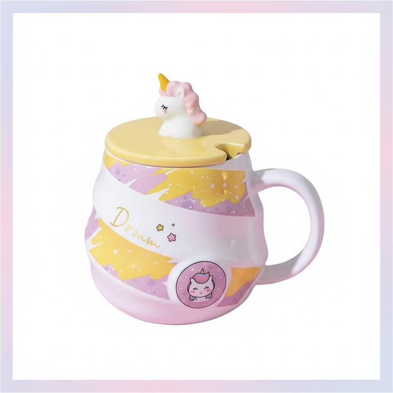 unicorn mug set - white-bg
