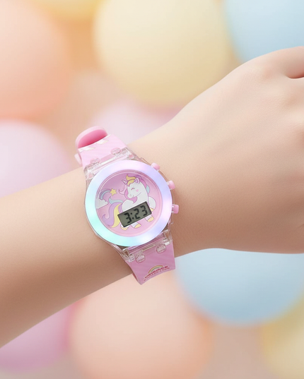 unicorn music watch - in-use