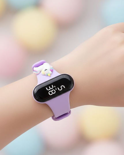 unicorn nap watch - in-use