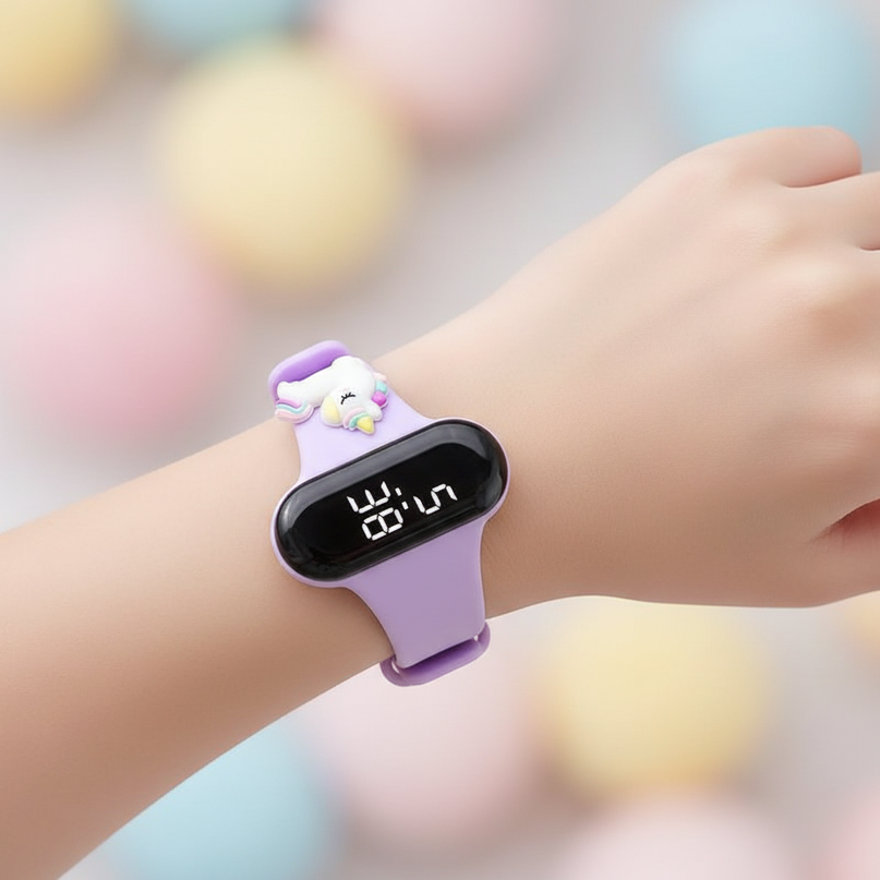 unicorn nap watch - in-use