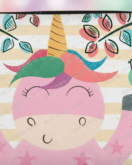 unicorn nature print purse - detail