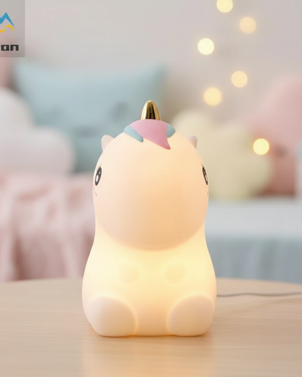 unicorn night light rechargeable - lifestyle