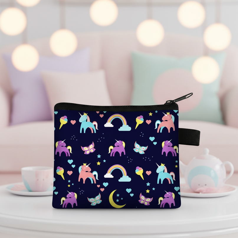 unicorn night sky purse - lifestyle