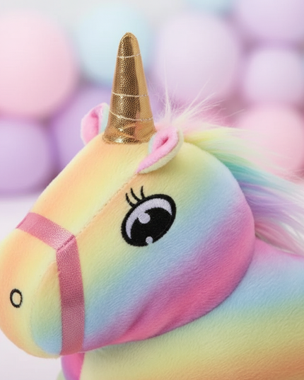 unicorn novelty slippers - detail