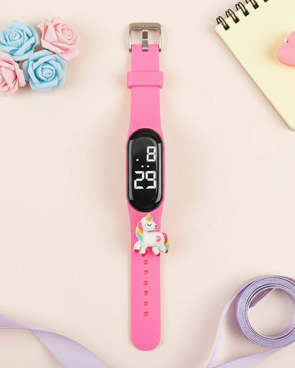 unicorn ocean watch - flat-lay