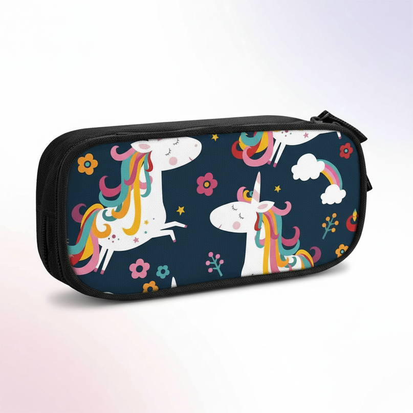 unicorn of the lake pencil case - white-bg