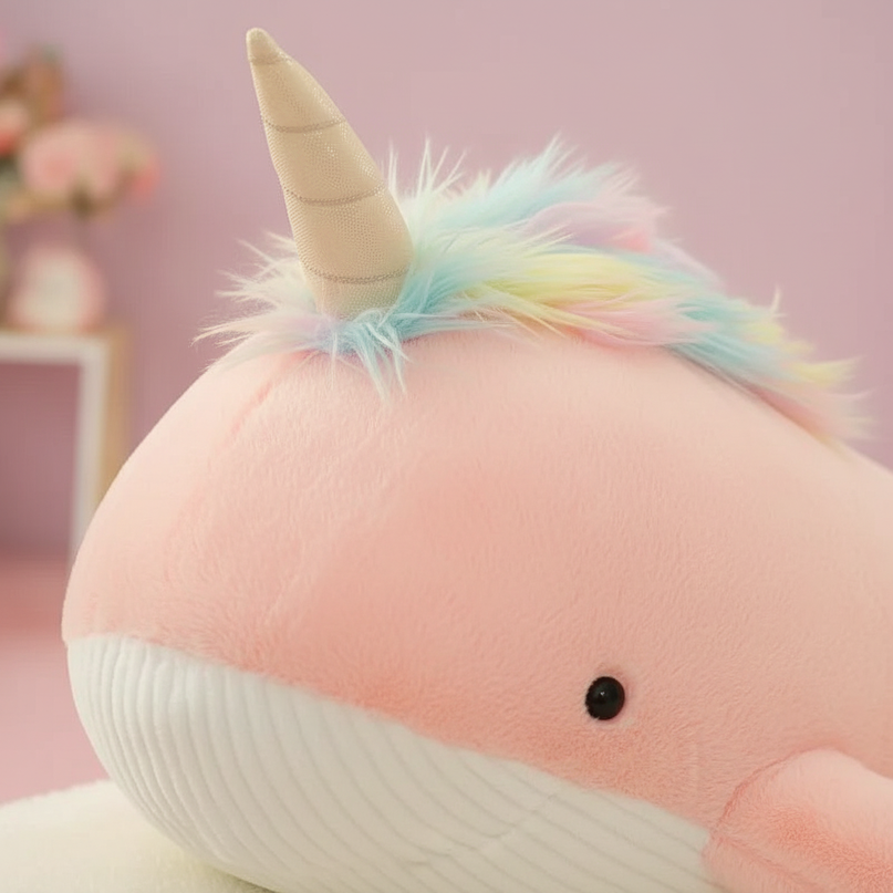 unicorn of the sea plush - detail