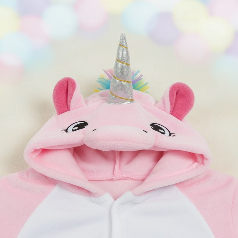 unicorn onesie adult - detail