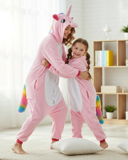 unicorn onesie adult - in-use