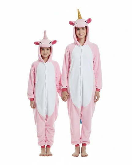 unicorn onesie adult - white-bg