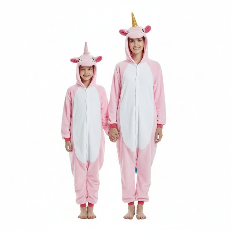 unicorn onesie adult - white-bg