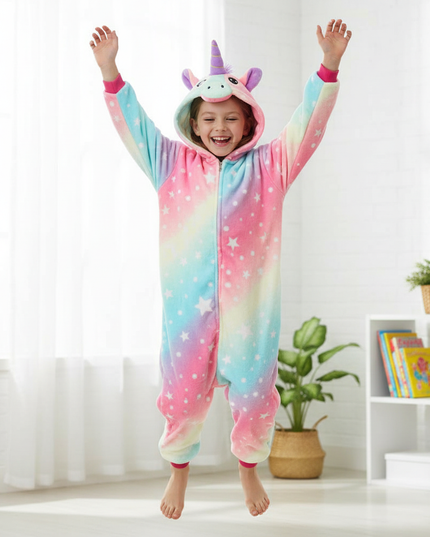 unicorn onesie childrens - in-use