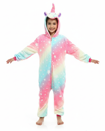 unicorn onesie childrens - white-bg