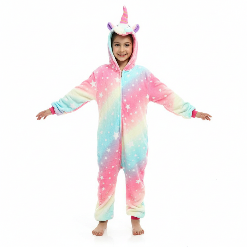 unicorn onesie childrens - white-bg