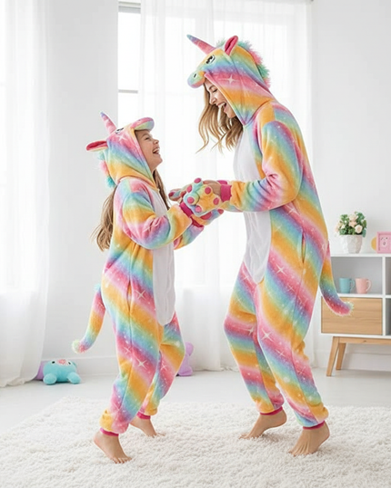 unicorn onesie for 10 year olds - in-use