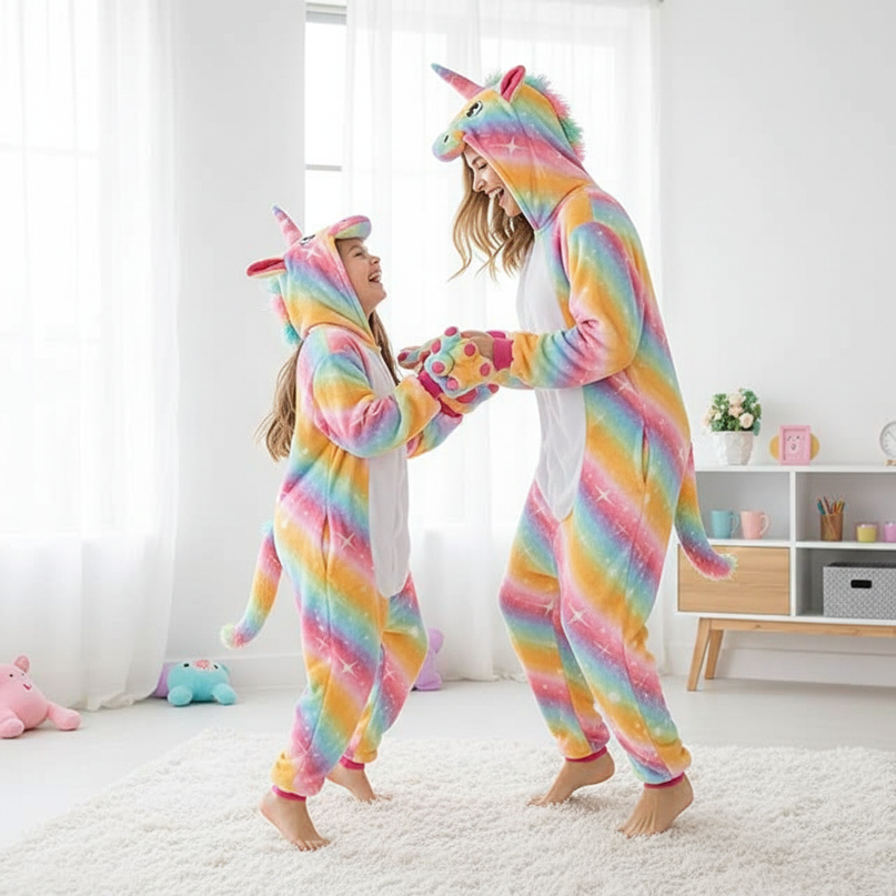 unicorn onesie for 10 year olds - in-use