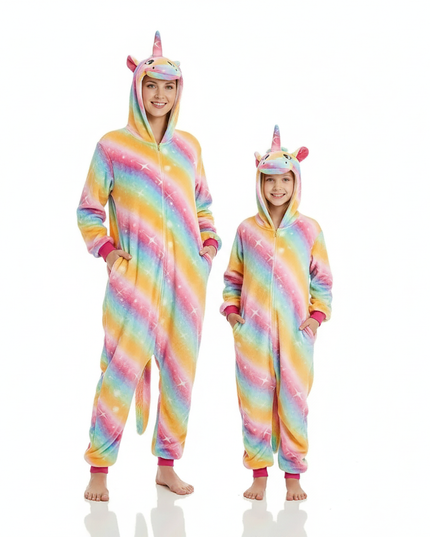 unicorn onesie for 10 year olds - white-bg
