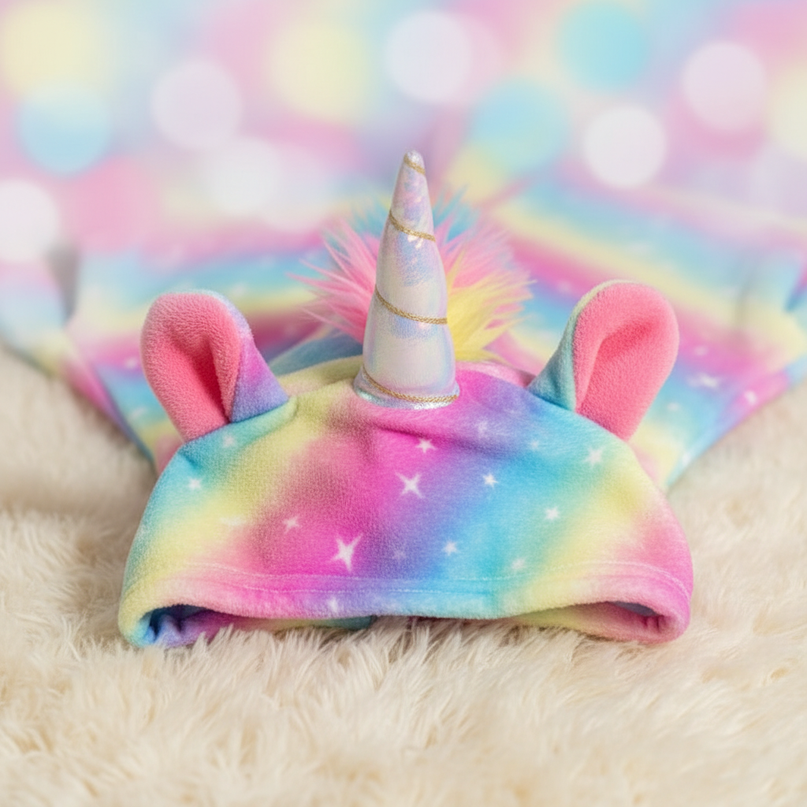 unicorn onesie for tweens - detail