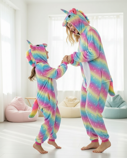 unicorn onesie for tweens - in-use