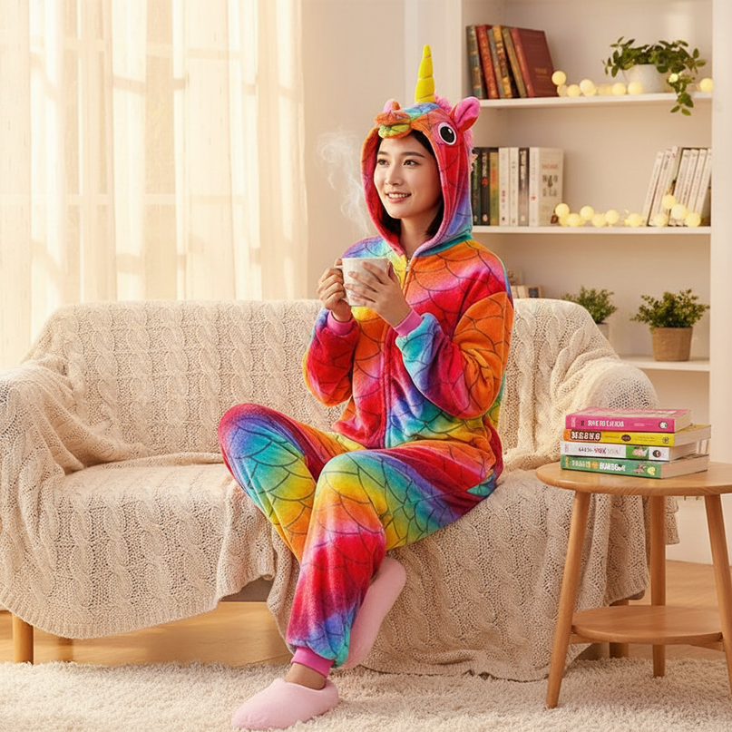 unicorn onesie pajamas - lifestyle