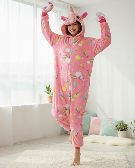 unicorn onesie stars - in-use