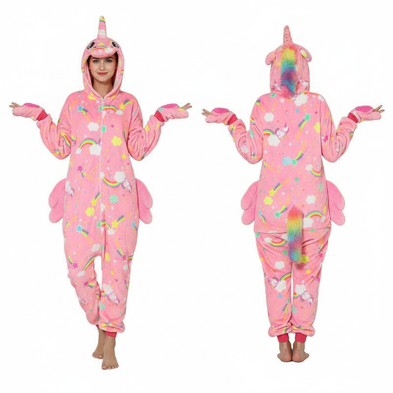 unicorn onesie stars - white-bg