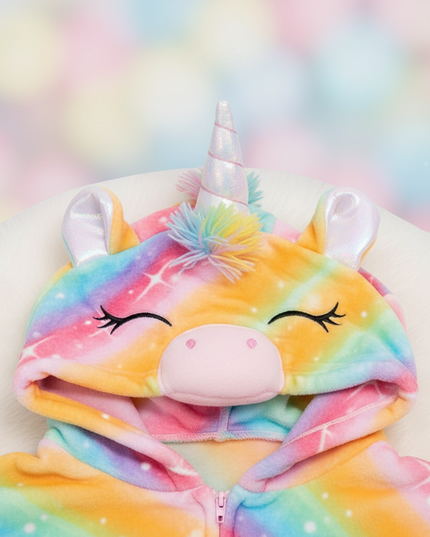 unicorn onesie teenager - detail