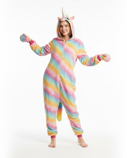 unicorn onesie teenager - white-bg