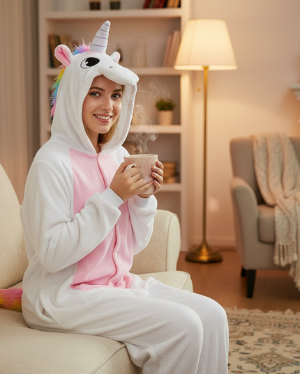 unicorn onesie white - lifestyle