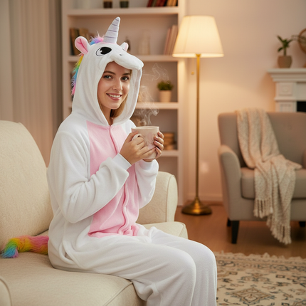 unicorn onesie white - lifestyle