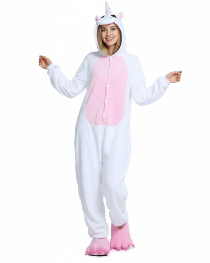 unicorn onesie white - white-bg