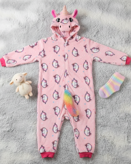 unicorn onesie women - flat-lay