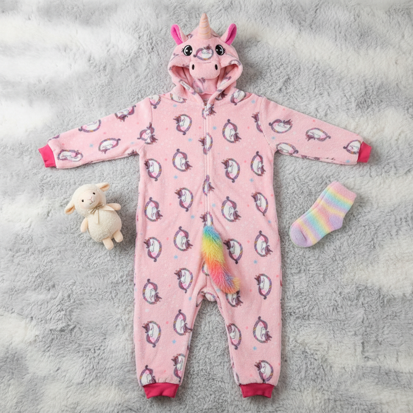unicorn onesie women - flat-lay