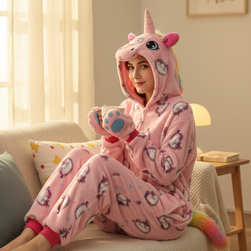 unicorn onesie women - lifestyle