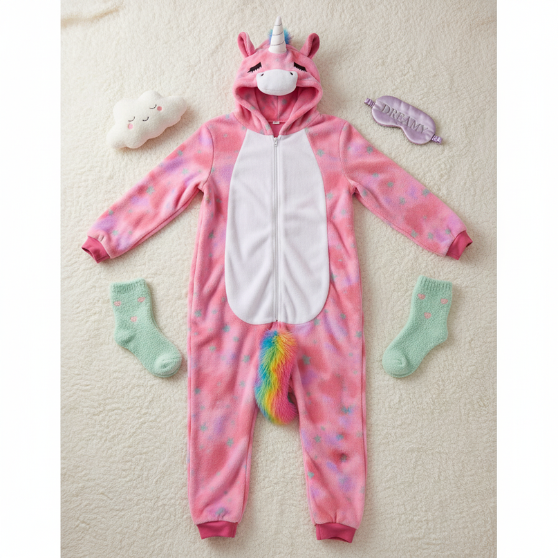 unicorn onesie womens - flat-lay
