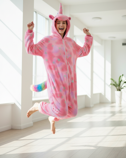 unicorn onesie womens - in-use