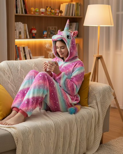 unicorn onesie zip up - lifestyle