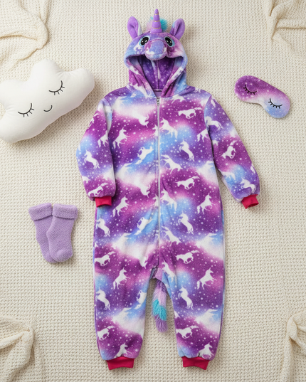 unicorn onesies for adults - flat-lay