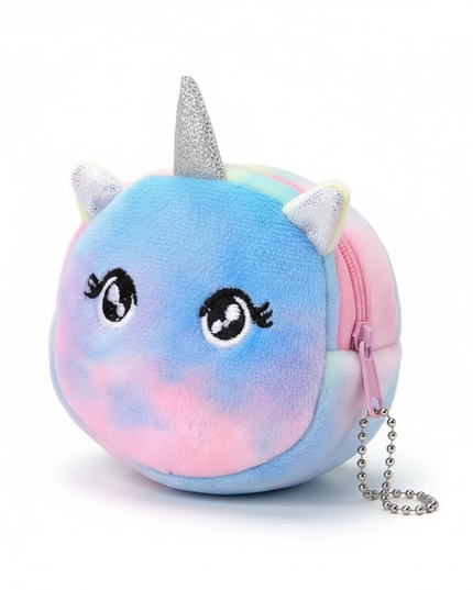 unicorn open eyes purse - white-bg