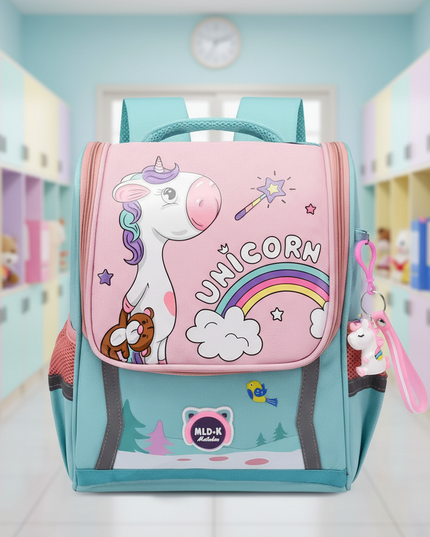 unicorn orthopedic backpack for school - lifestyle